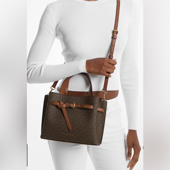 Michael Kors Emilia Small Logo Satchel - Picture 3 of 3